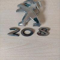 Scritta+Logo portellone posteriore Peugeot 208