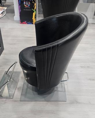 poltrone da parrucchiere con pompa idraulica