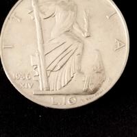 10 lire Impero Argento 1936 XIV perfetta