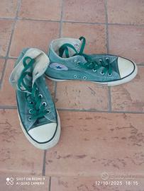 scarpe converse all star verde nr.37,5