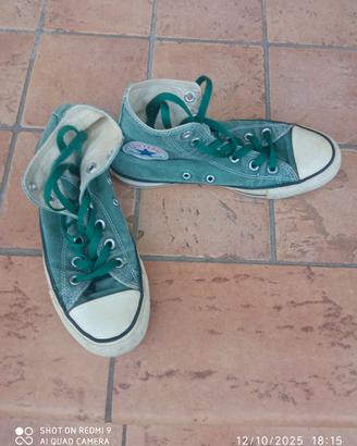 scarpe converse all star verde nr.37,5