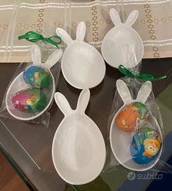 Set di 5 piattini decorativi per Pasqua - Pepco
