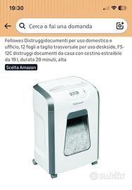 Distruggi documenti Fellowes