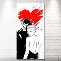 Quadro Dipinto a Mano su Tela Diabolik Pop Art