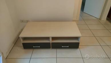 mobile in due pezzi porta TV e mensola