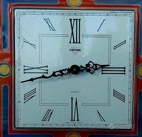 Orologio da parete in vetro di murano perfetto.