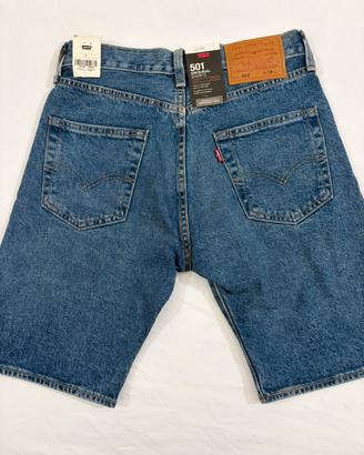 Levi's 501 Original Shorts denim blu taglia 28