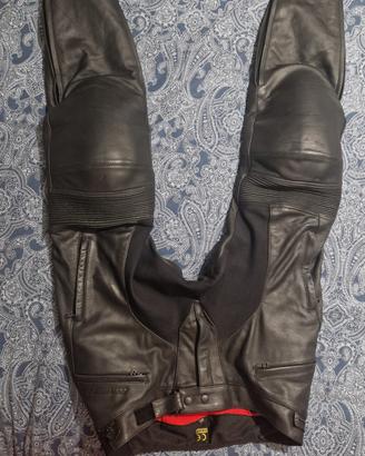 Mtech Pantaloni pelle moto da donna  Nero
