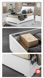 letto matrimoniale 1 1/2 piazza