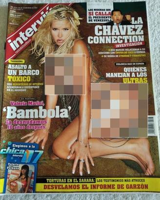 Rivista simil PLAYBOY Interviù VALERIA MARINI