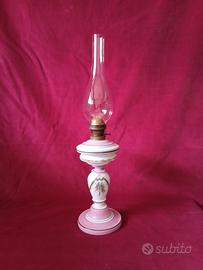 Lampada a petrolio (o olio) antica fine '800.