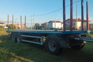 Rimorchio Zorzi tre assi pianalato