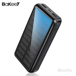 Power Bank esterno a energia solare da 30000mAh