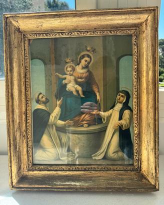 Quadro madonna di pompei stampa su tela