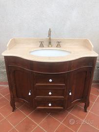 Mobile bagno + specchio con applique laterali