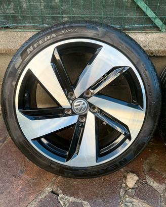 CERCHI IN LEGA R18 VW GOLF GTI GOMME 225/45/18