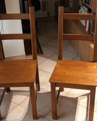 coppia sedie Ikea Ivar