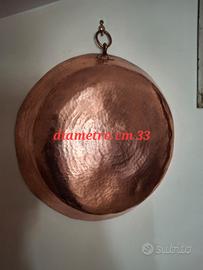 pentola antica in rame