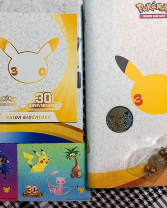 Set 30 anniversario pokémon tutto quello in foto