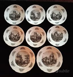 Piatti antichi ceramica CTT Château de France-LOND