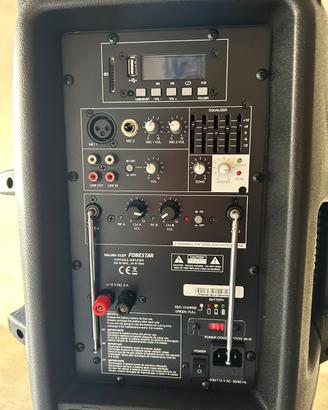 Cassa attiva 12” phonestar malibu 212p