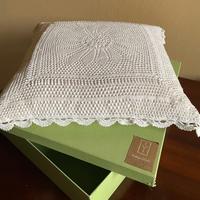 Nuovo Cuscino arredo uncinetto fatto a mano