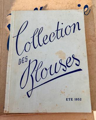 Coppia Cataloghi Figurini Moda Sartoria Anni 50 Vi