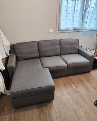 Divano con penisola Poltronesofà - Grigio
