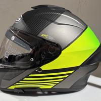 HJC CASCO C71 MORIX MC3HSF GRIGIO/GIALLO FLUO