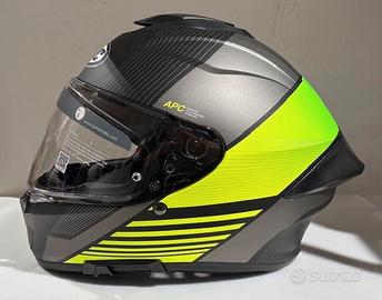 HJC CASCO C71 MORIX MC3HSF GRIGIO/GIALLO FLUO