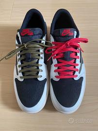 Travis Scott Air Jordan 1 Low 5.0 Medium Olive 42