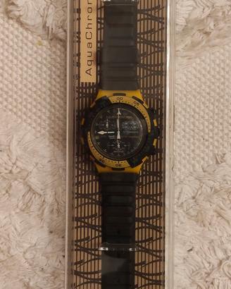 Swatch AquaChrono200 Vintage - giallo e nero 