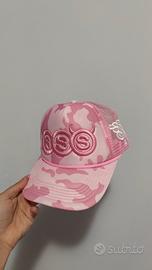 Cappellino Rosa Con Visiera Regolabile Streetwear