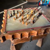 scacchiera artigianale da arredamento 