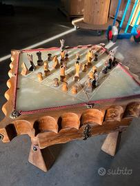 scacchiera artigianale da arredamento 