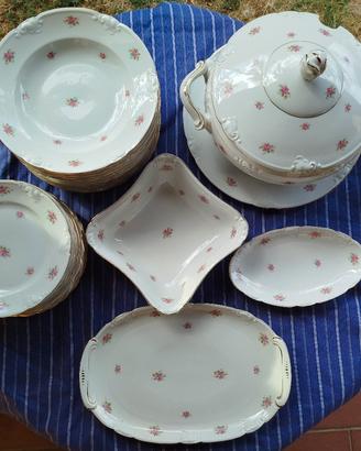 servizio da tavola vintage in porcellana tedesca 