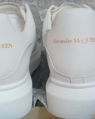 Sneakers sile McQueen taglia 44 colore Bianco/Oro