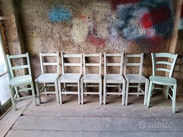 Sedie vintage in faggio