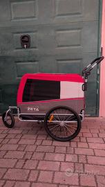 Passeggino Rimorchio per Bici per animali