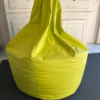 Pouf verde acido in buone condizioni