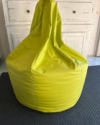 Pouf verde acido in buone condizioni