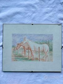 Quadro con disegno a matita
