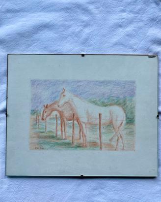 Quadro con disegno a matita