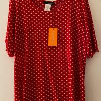 T-shirt elasticizzata taglia comoda