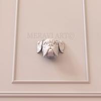 Scultura decorativa da parete – Boxer bianco, oper