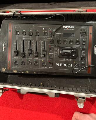 PROEL PLBR8DJ Centralina controllo luci DMX 512
