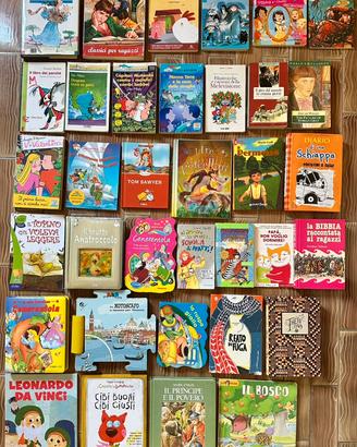 Lotto stock 35 libri per bambini