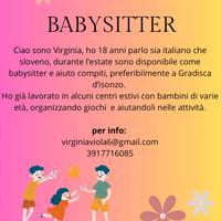 Baby sitter- aiuto compiti