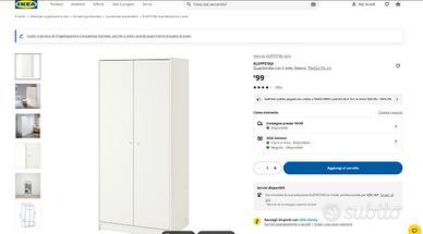 Ikea armadio Kleppstad