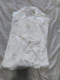 Camicia da notte e vestaglia di pura seta donna 